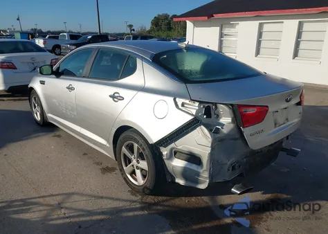 2014 Kia Optima Lx из США, поврежденный, VIN 5XXGM4A75EG333239